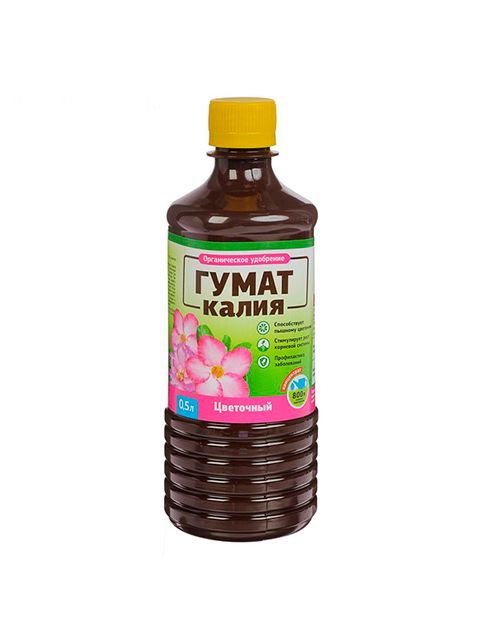 Гумат калия для цветов, 0,5 л (концентрат) (1/18)