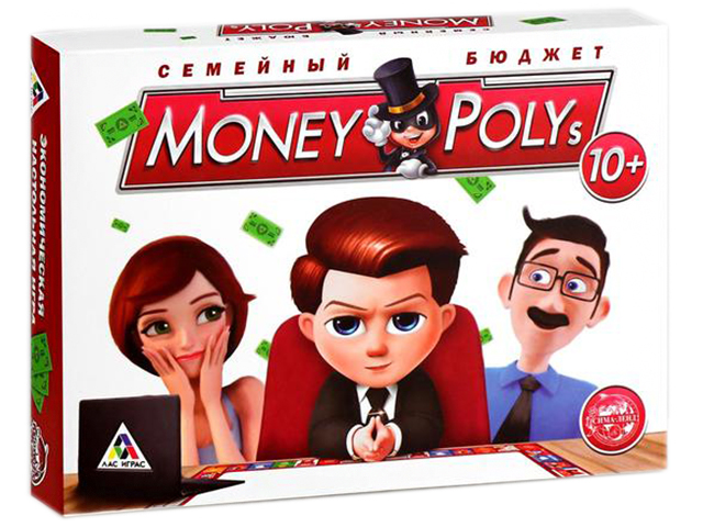 Игра "Money Polys Семейный бюджет", экономическая