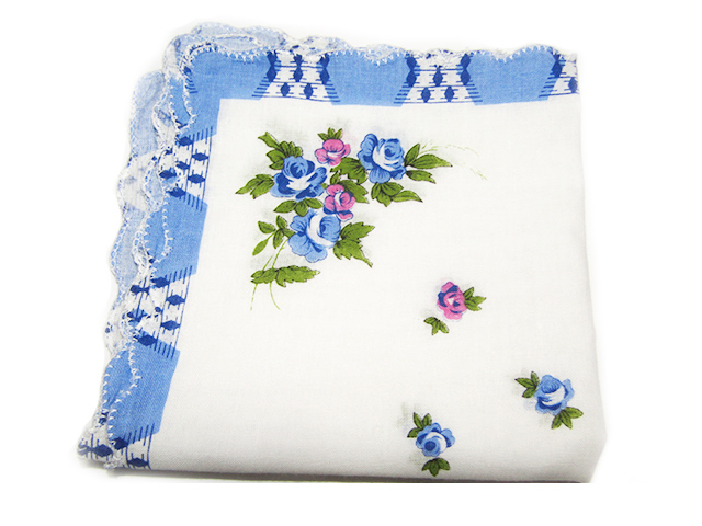Носовой платок "Женский" 29х29см. батист (цена за 1шт.)