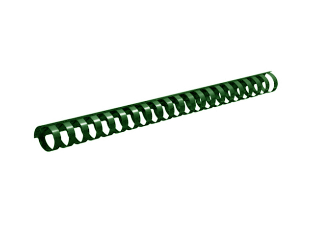 Пружина для переплета d= 8 мм пластиковая, зеленая