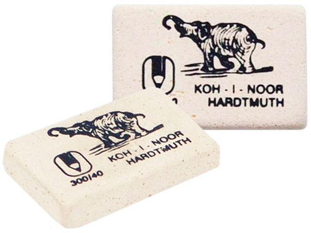 Ластик KOH-I-NOOR "Elephant" 35х20 мм, мягкий
