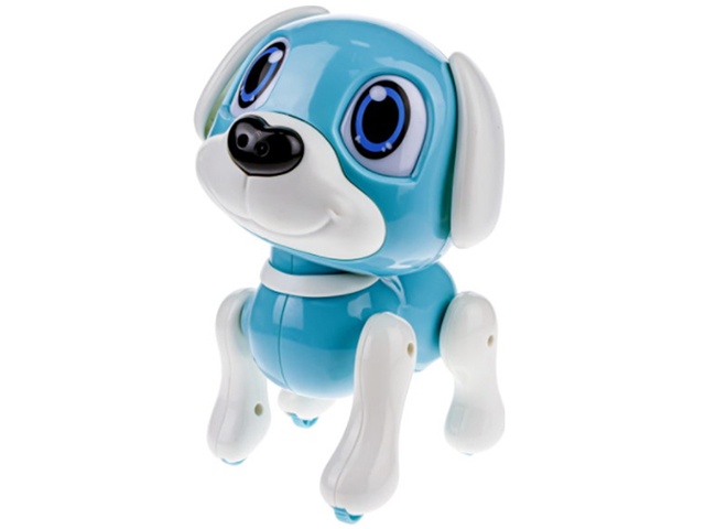 Игрушка "Robo Pets. Пудель" интерактивная, голубой/белый, с аксессуарами
