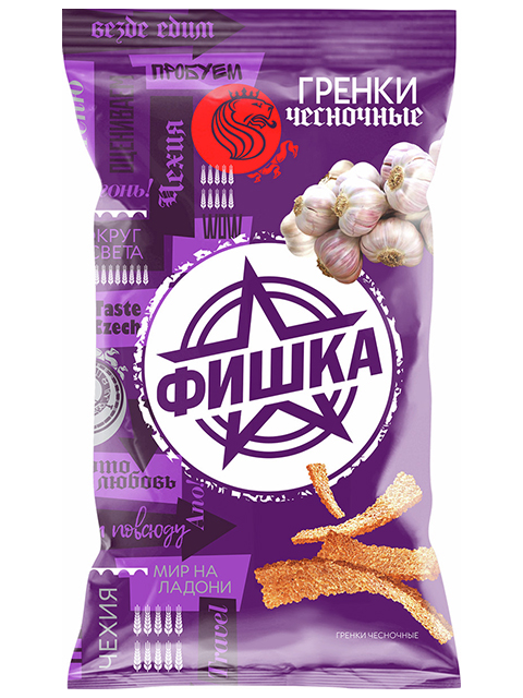 Гренки ФИШка чесночные 120г