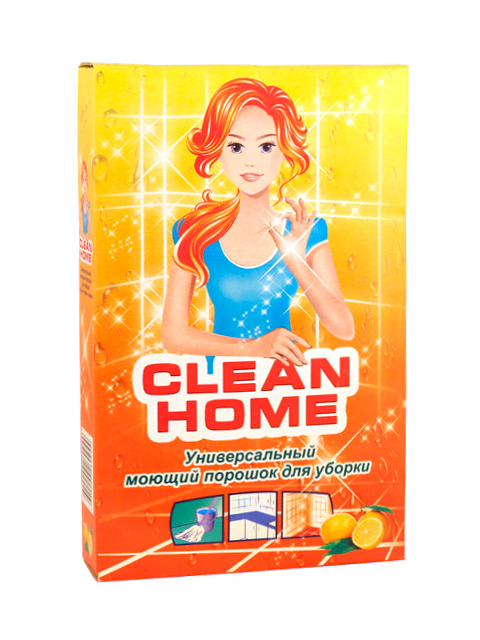 Clean Room 400г Порошок Лимон, средство для уборки, в картонной упаковке