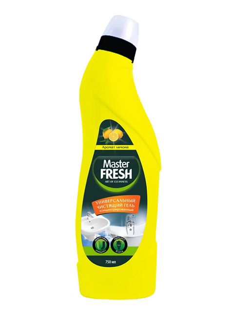Master Fresh СЧС 750г "Лимон" Гель универсальный, концетрированный