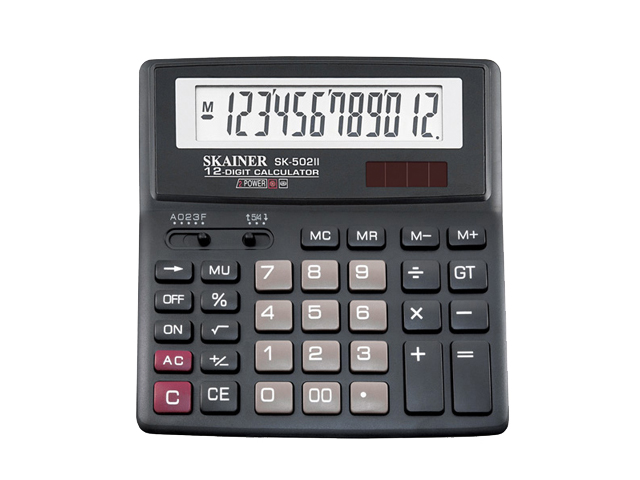 Калькулятор настольный SKAINER SK-502II 12 разрядный
