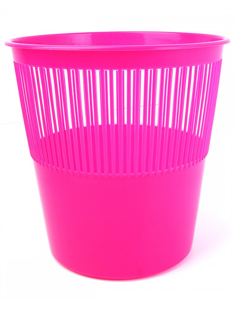 Корзина для бумаг Schreiber/Tukzar, 12л пластиковая розовая