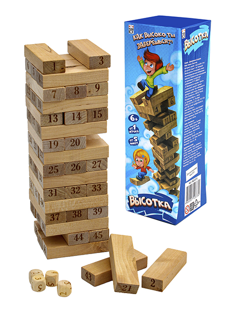 Игра развивающая "Башня. Высотка"  25см
