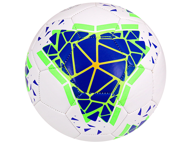 Мяч футбольный ПВХ глянцевый 4 цвета микс