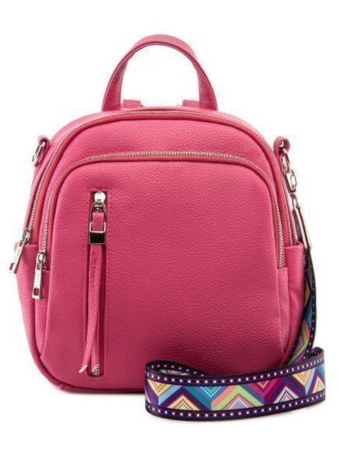 Сумка-рюкзак женская "S.Lavia" 23х25х10см, искуственная кожа, розовый