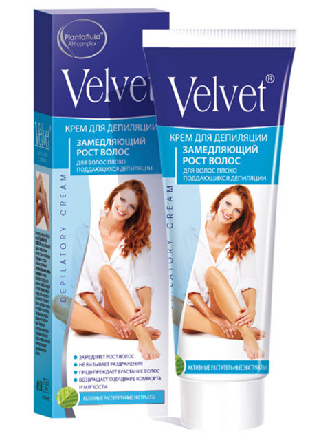 Крем для депиляции "Velvet" замедляющий рост волос, 100 мл