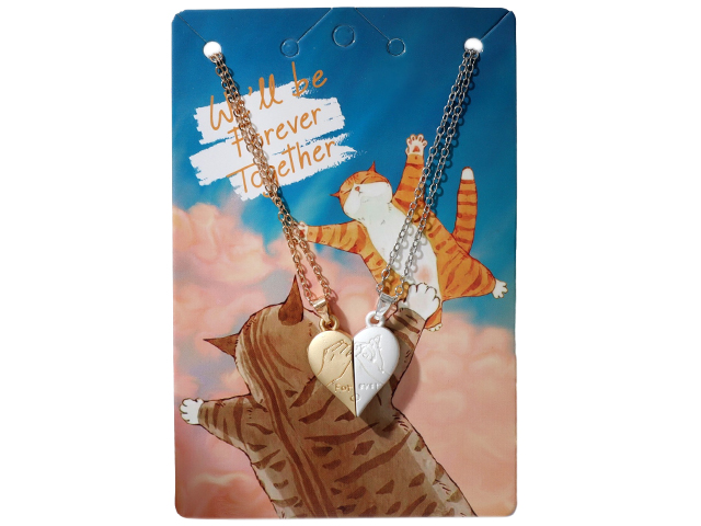 Кулоны "Неразлучники" на магните, цвет микс