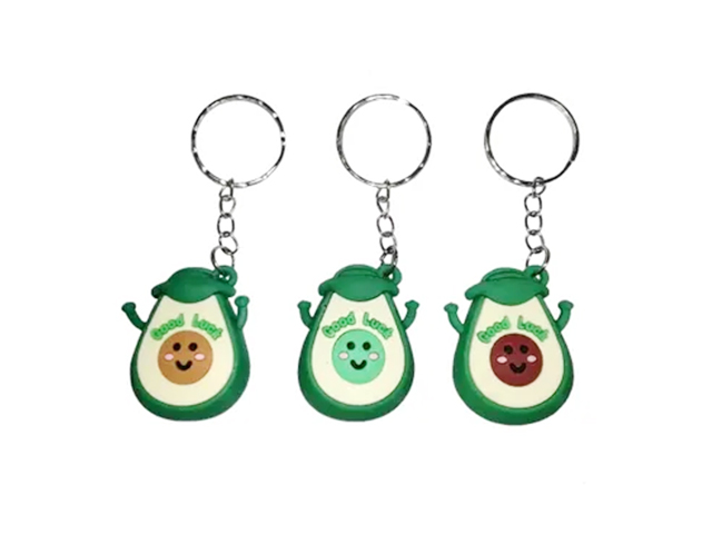 Брелок "АВОКАДО GOOD LUCK" резиновый