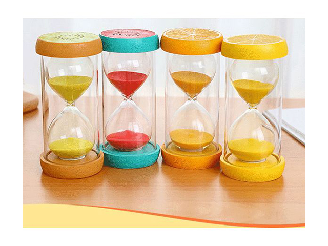 Часы песочные из пластика и стекла "deVENTE. Fruits" 12,8x5,6 см, 5 минут, в картонной коробке, ассорти 4 дизайна