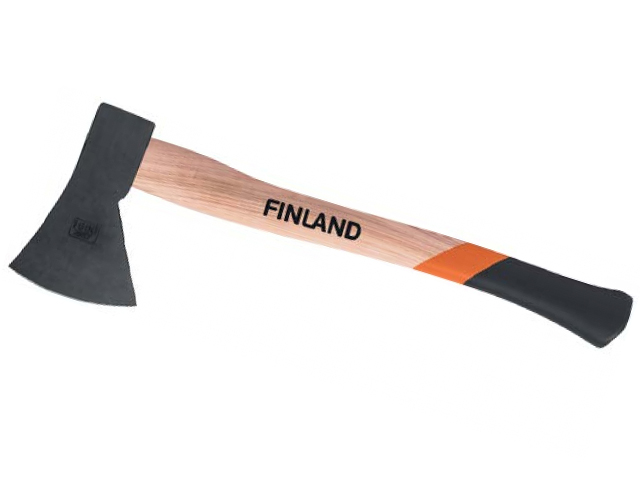 Топор кованный "Finland" с  деревянным топорищем 1000гр