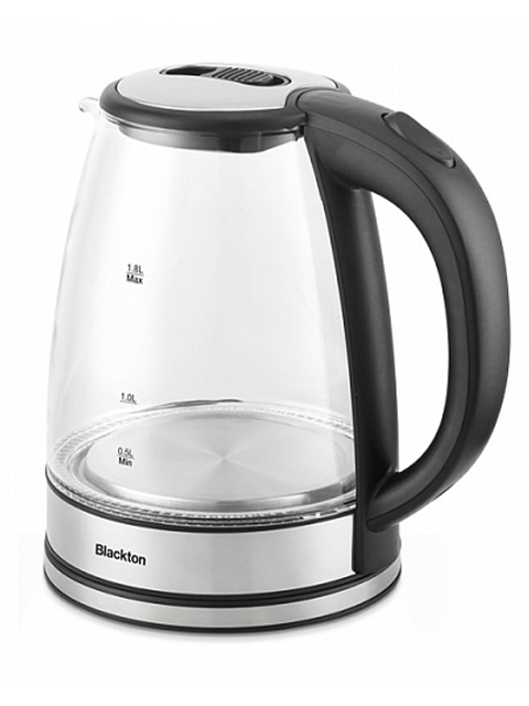 Чайник электрический Blackton Bt KT1729G 1.8л, 1500Вт, черный
