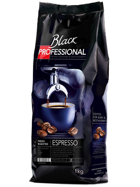 Кофе в зернах Black Professional "Espresso" 1000 г