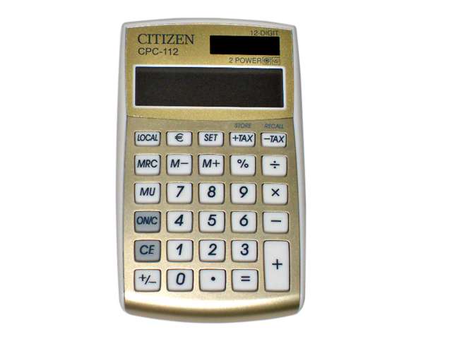 Калькулятор карманный "CITIZEN" СPС-112GL 12 разр.