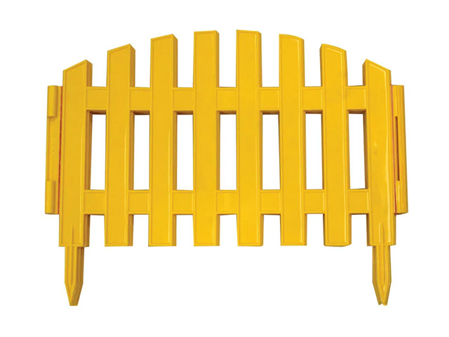 Забор декоративный №2 желтый 0,28х3м