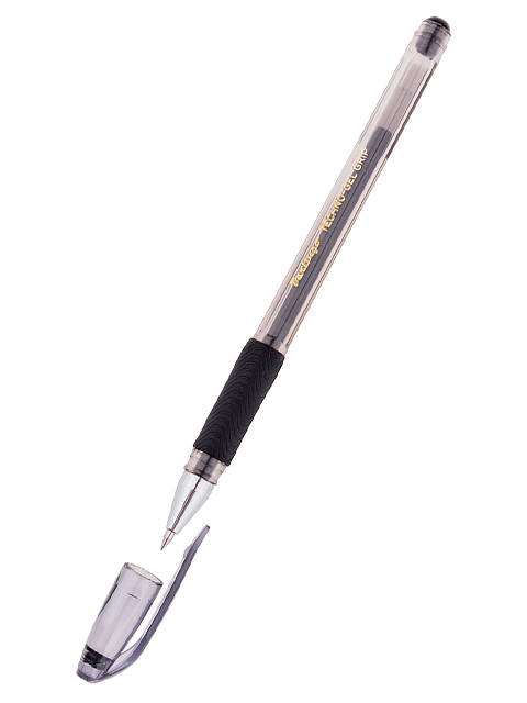 Ручка гелевая Berlingo "Techno Gel Grip" 0,5 мм, черная