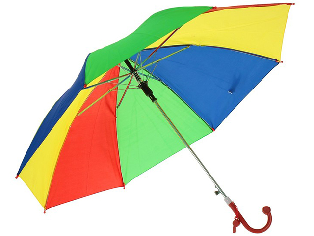 Зонт детский "Цветной" со свистком