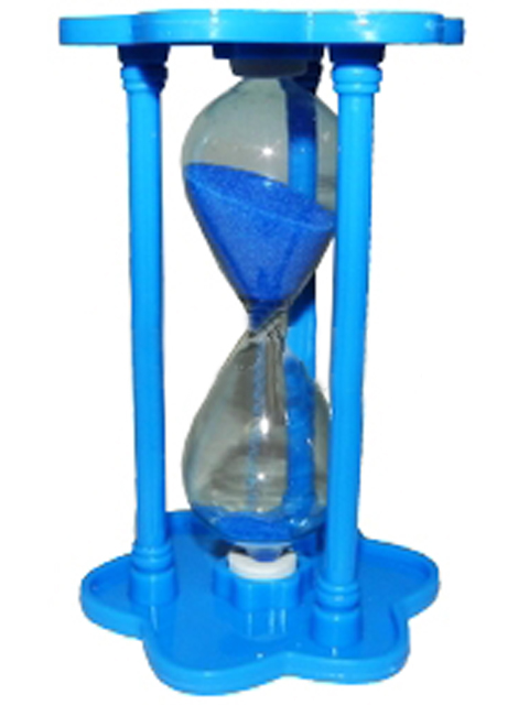 Сувенир-часы песочные "Время" пластик+стекло, 12см