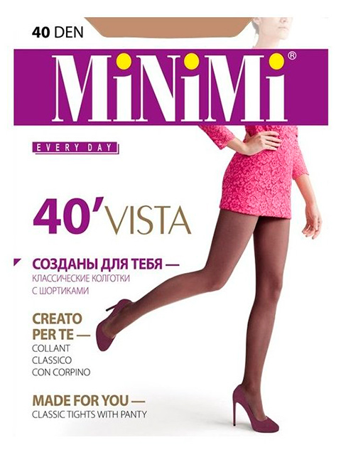 Колготки женские MiNiMi "Vista 40" Daino 3-M