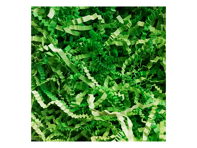 Наполнитель бумажный "Травинка", салатовый пастель +  зеленый интенсив микс, 100гр