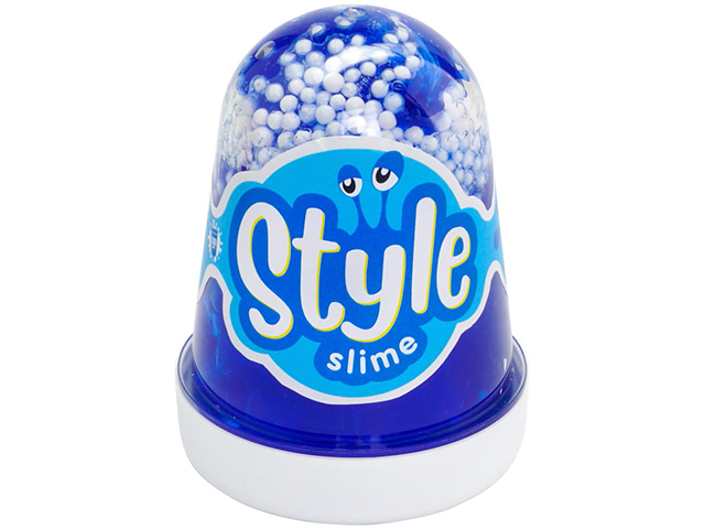 Игрушка LORI "Style Slime" синий, с ароматом тутти-фрутти, 130 мл