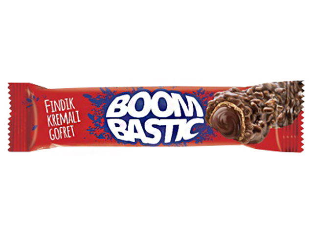 Батончик "BoomBаstic" в молочном шоколаде с ореховым кремом и хрустящим, 32 г