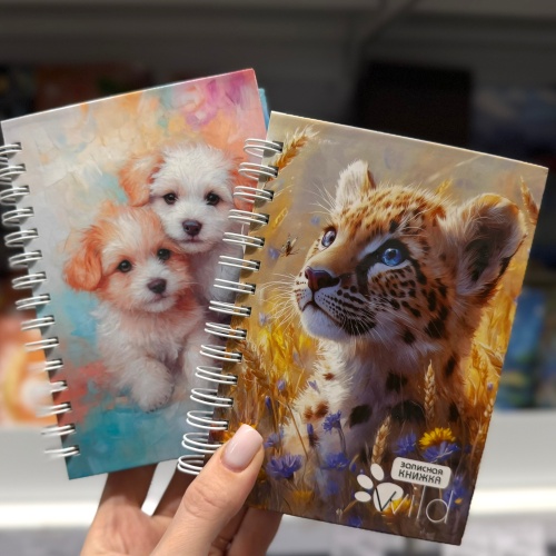 Яркие записные книжки для девочек и мальчиков