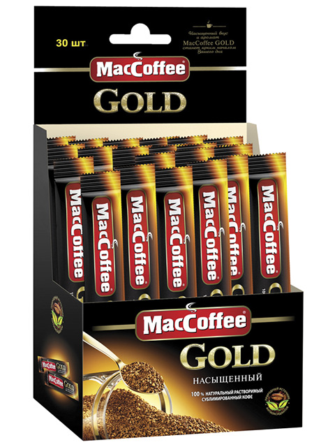 Напиток кофейный растворимый "MacCoffee GOLD" 2г.