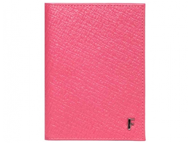 Обложка для автодокументов FABULA, натуральная кожа, розовый