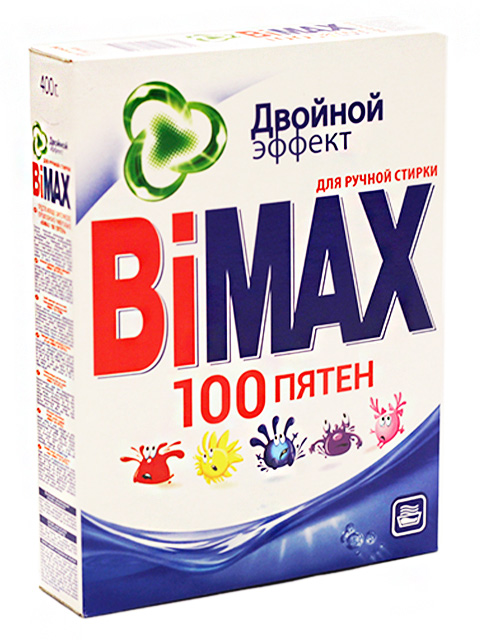 BIMAX СМС 400г 100 Пятен ручная стирка