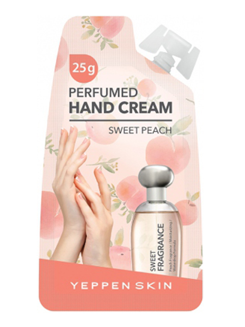 Крем для рук Yeppen Skin "Perfumed Hand Cream SWEET PEACH" парфюмированный 20г