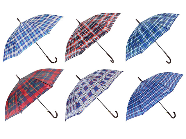Зонт-трость универсальный, сплав, полиэстер, 55см, 8 спиц, 4 цвета, 10598-4