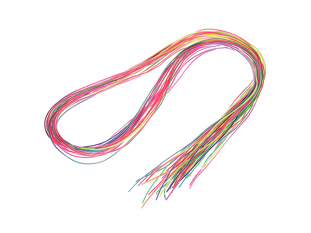 Набор для творчества Сима-ленд "Трубочки для плетения" цветные, 20 штук