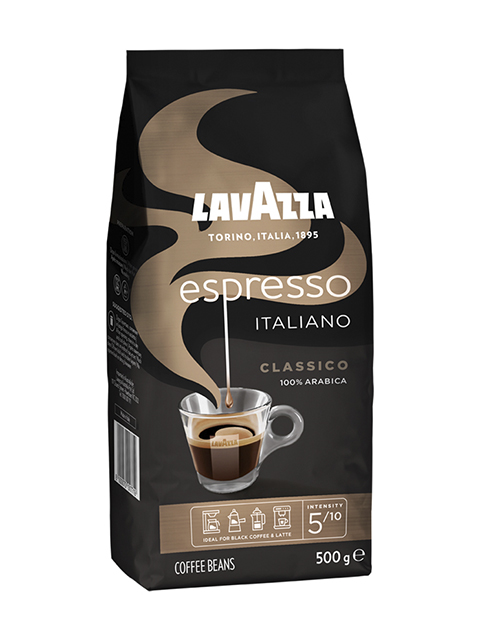 Кофе в зернах LAVAZZA "Espresso ltaliano Classico" 500г, вакуумная упаковка