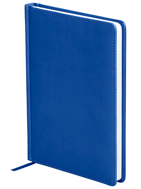 Ежедневник недатированный А5 136 листов Office Space "Winner" обложка кожзам, синий