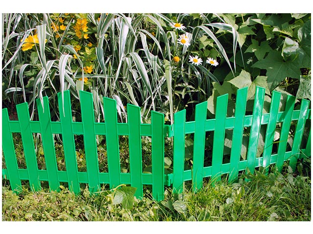 Забор декоративный №5 зеленый