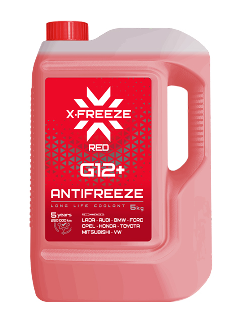 Антифриз 5кг X-FREEZE G12+