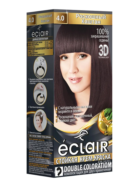 Краска для волос ECLAIR 4.0 Роскошный каштан