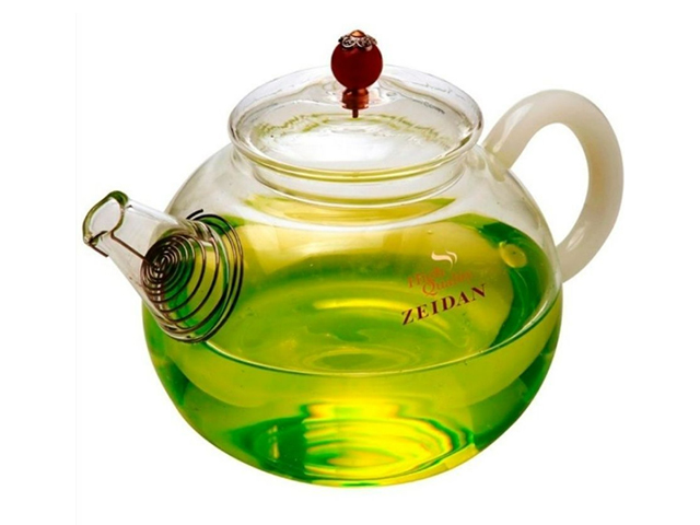 Чайник заварочный "Zeidan" 1000мл, съемный фильтр пружина из нерж. стали, термост. стекло