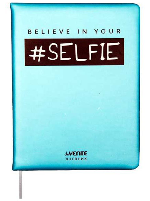 Дневник универсальный deVENTE "#Selfie" ляссе, твердая обложка искусственная кожа
