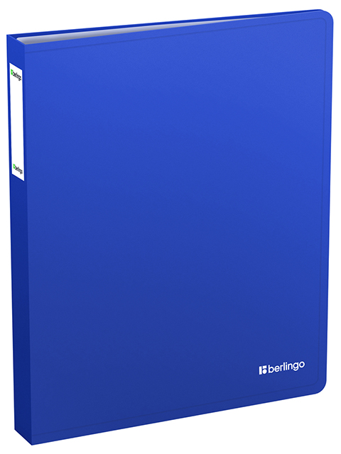 Папка Berlingo "Soft Touch" 80 вкладышей 35мм, 800мкм синий, с внутренним карманом