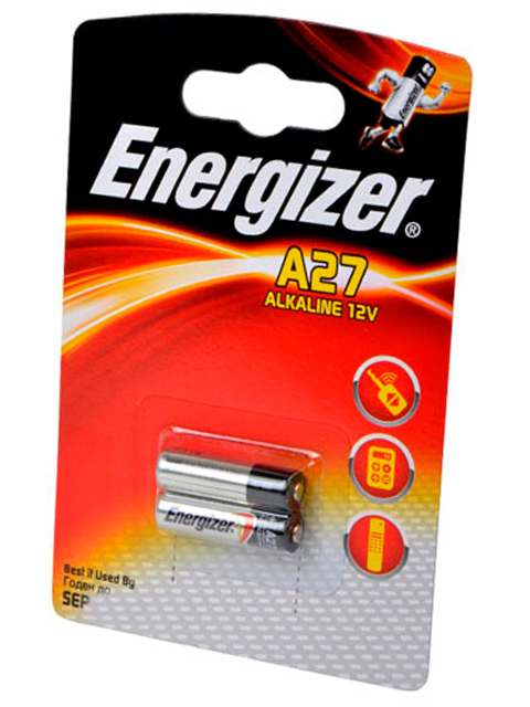 Батарейка щелочная Energizer Е27А-2BL (2 шт) блистер, кор. (10 уп)