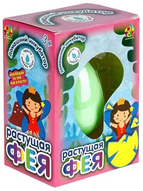 Игрушка 1toy "Домашний инкубатор. Растущая Фея" в яйце, пакет