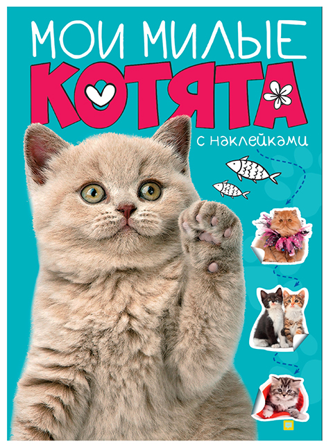 Брошюра с наклейками А4 Проф-Пресс "Мои милые котята"