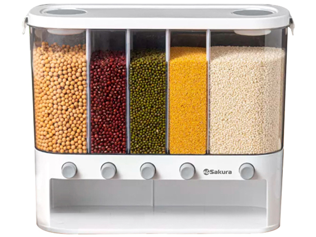 Диспенсер для сыпучих продуктов 5 секций SA-DS03