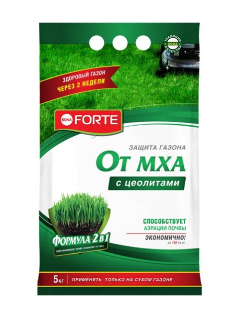 Bona Forte защита газона от мха 5кг